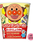 Anpanman Ramen Light Soy Sauce 12oz 8pcs Japanese Instant Noodle Ninjapo