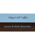 Chapel Hill Toffee Dark Chocolate Pecan Toffee 10 OZ