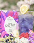 Harney Fresh Brew Iced Tea Indigo Punch Butterfly Pea Flower Three 2quart bags