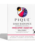 PIQUE Daily Radiance Liposomal Vitamin C for Immune Support - 1,000 mg Vitamin C & 1,900 mg Elderberry per Packet, Powerful Antioxidants for Healthy Collagen Production - 28 Packets (10mL Each)