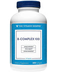 The Vitamin Shoppe B-Complex 100 - Supports Energy Production, Nervous System Function & Nutrient Metabolism - Excellent Source of B1, B2, B6, B12, Niacin, Folic Acid & Biotin (300 Softgels)