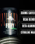 Animal Fury - Pre Workout Powder Supplement - 30 count