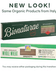 Bionaturae Spaghetti Pasta Noodles - Whole Wheat Pasta, Kosher Certified, High Protein, Non-GMO, USDA Certified, Whole Wheat Spaghetti, Spaghetti Pasta Organic, Crafted in Italy - 16 Oz, 6 Pack