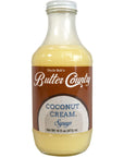 BUTTER COUNTRY Rich  Creamy Buttermilk Syrup  Coconut Cream Flavor  No Artificial Flavors No Corn Syrup GlutenFree rBSTFree Dairy  Syrup for Pancakes Waffles  Desserts  16 fl oz1 Pack