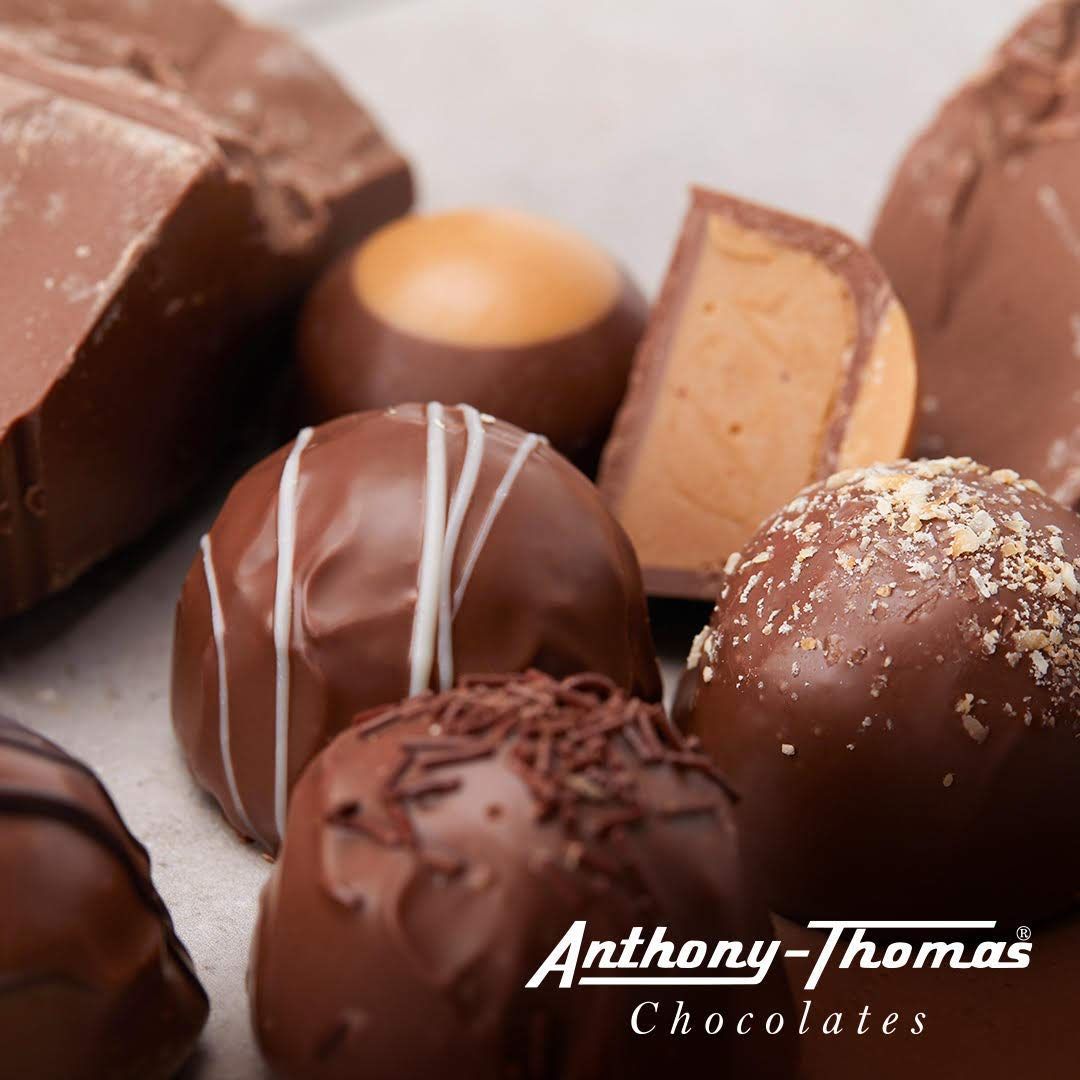 Anthony Thomas Great Tasting Peanut Butter  Milk Chocolate Buckeyes in Regular Box Deliciously Delightful Snacks 24 Count