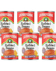 La Preferida Refried Beans Spicy Chipotle 16 oz Pack  6