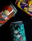 Ocean Bomb My Hero Academia Sparkling Water EXCLUSIVE  Limited Edition Collectible Set  111 fl oz 330ml Each  Pack of 6