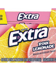 Extra Pink Lemonade 15 Sticks Per Pack 10 Packs Per Inner (Total 150 Sticks)