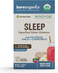 BareOrganics Sleep Superfood Drink Mix Organic Sleep Aid 5 Sticks