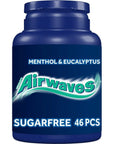 Wrigleys Airwaves Menthol And Eucalyptus Bottle 64 g