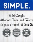 Blue Harbor Fish Co Wild Albacore Tuna in Water with Sea Salt  30 oz Pouch Pack of 12