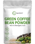 Pure Green Coffee Bean Extract, 4 Ounce, Filler Free with Natural Caffeine