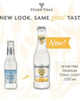 Fever Tree Light Tonic Water  Premium Quality Mixer  Refreshing Beverage for Cocktails  Mocktails Naturally Sourced Ingredients No Artificial Sweeteners or Colors  68 Fl Oz Pack of 24