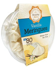 Krunchy Melts Original Meringue Cookies  Vanilla Flavor  Only 80 Calories Per Serving  Fat Free Gluten Free Dairy Free 4 Oz