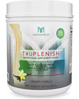 Plant Based Protein TruPLENISH Nutrition Shakes  Creamy Vanilla 183 oz Full of Vitamins Minerals Probiotics Glyconutrients  Over 20gms Protein Shakes Gluten MSG  Soy Free Protein Powder