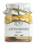 Giusto Sapore Antipasto Artichokes Quartered in Oil  Non GMO Italian Premium Gourmet Brand  Imported from Italy and Family Owned  1023oz