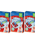 Wylers Light Singles To Go Powder Packets Water Drink Mix Cherry 8 Packets per Box 24 total Packets Pack of 3