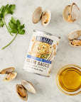 DeLallo White Clam Sauce ItalianStyle 105oz Can 3Pack