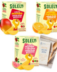 Solely Fruit Gummies Variety Pack of 3 Bundle  1 of each flavor Organic Mango Mango and Orange Mango and Guava 105 oz total No Added Sugar Vegan Organic Whole Dried Fruit Snacks