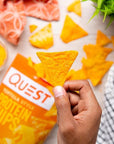 Quest Nutrition Tortilla Style Protein Chips - Nacho Cheese - 8 Bags