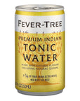 Fever Tree Tonic Water  Premium Quality Mixer  Refreshing Beverage for Cocktails  Mocktails Naturally Sourced Ingredients No Artificial Sweeteners or Colors  150 ML Cans  Pack of 24