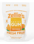 Zellies  100 Xylitol Sugar Free Chewing Gum Fresh Fruit 240 Count Pack of 1