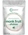 Monk Fruit Sweetener with Allulose - 2 lbs