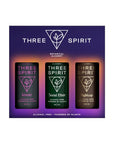 Three Spirit NonAlcoholic Alternative Spirits  Starter Gift Set  Choose Your Mood For Every Occasion  With Adaptogens  Nootropics  Livener Elixir  Nightcap  Award Winning Gluten Free  Vegan