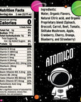 ATOMICO Sparkling Water 12 Essential Vitamins from our proprietary organic blend Naturally flavored Watermelon Lime