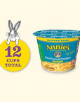 Annies Real Aged Cheddar Microwave Mac and Cheese with Gluten Free Pasta Cups 2 Ct 402 oz Pack of 6