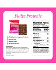 Belliwelli Soft Baked Probiotic Snack Bar  GlutenFree DairyFree Vegan  LowFODMAP  Fudge Brownie 8 Pack