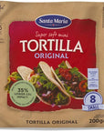 Santa Maria Tortilla Small, Super Soft 8 Wraps, 200g