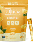 Ulltima Replenisher Broad Spectrum Electrolyte Mix Lemonade Flavor 20 Stickpacks