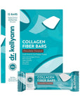 Dr. Kellyann Keto Collagen Fiber Bar - High Fiber, Low Carbs - Gluten Free, Non-GMO & No Artificial Sweeteners - Perfect Keto & Paleo Snack with Creamy Coconut Dipped in Dark Chocolate (12 bars)