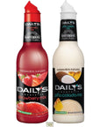 Dailys Strawberry  Pina Colada Cocktail Mixer 338 oz  NonAlcoholic  2 Pack