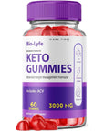 Biolyfe Keto Gummies Advanced Weight Loss Keto+ACV 3000mg - 60 Gummies