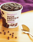 Bootylicious  HighProtein Muffin  25g Protein 7g Net Carbs 232275oz Cup 12Pack Double Chocolate