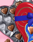 DOVE Milk Chocolate Truffle Valentines Day Chocolate Heart Box Tin 582 oz