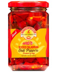 Sliced Calabrian Chili Peppers Rounds Cut Chopped 10 oz 290 g All Natural NonGMO Product of Italy TuttoCalabria