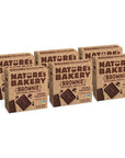 Nature’s Bakery Double Chocolate Brownie Bars, Whole Grains, Dates, and Cocoa, Plant Based, Dairy-Free, Snack Bar, 6 Count (Pack of 6)