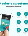 SweetLeaf Stevia Packets - Zero Calorie Stevia Powder, No Bitter Aftertaste, Sugar Substitute for Keto Coffee, Nothing Artificial, Non-GMO Stevia Sweetener Packets, 70 Count