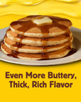 Extra Buttery Pancake Syrup 24 fl oz  Extra Buttery Taste Pancake Syrup Ideal for Waffles  French Toast with Moofin Golden SS Spoon  Traditional Flavor 3Pack