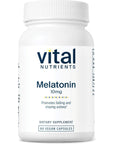 Vital Nutrients Melatonin 10mg | Vegan Sleep Support Supplement to Support The Body's Natural Sleep Cycle* | Gluten, Dairy and Soy Free | 60 Capsules