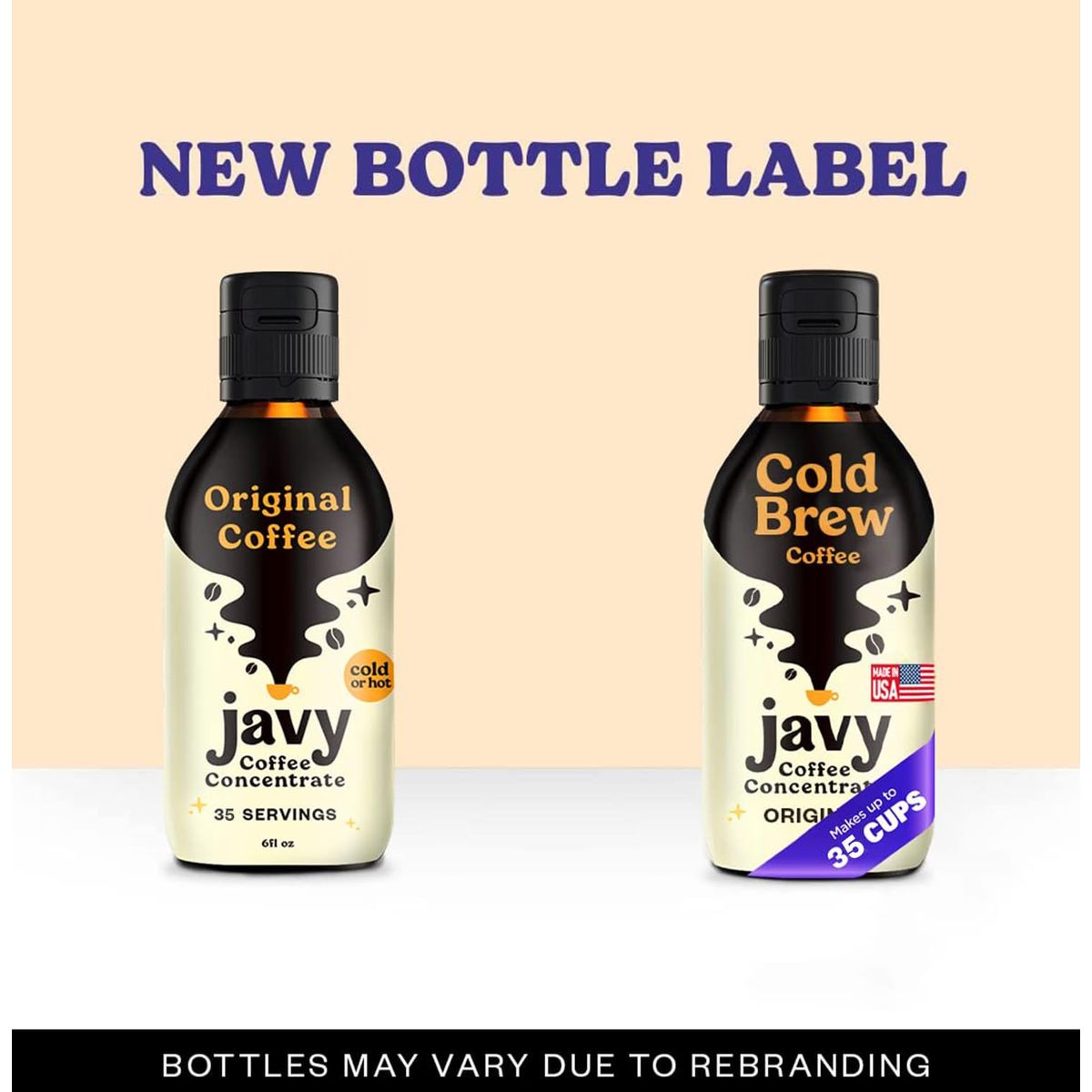 Javy Coffee Concentrate  Cold Brew Coffee Perfect for Instant Iced Coffee Cold Brewed Coffee and Hot Coffee 35 Servings  Original