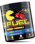 G Fuel Pac-Man Energy Powder, Sugar Free, Clean Caffeine Focus Supplement, Water Mix, Cherry Lollipop Flavor, Focus Amino, Vitamin + Antioxidants Blend, 9.8 oz (40 Servings)