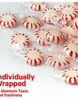 Starlight Peppermints Individually Wrapped Candy  Sweets for On the Go Refreshment Starlight Mints Hard Candy Office Candy Mints Christmas Peppermint Candy 1lb