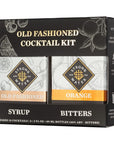 Strongwater Old Fashioned Cocktail Kit  Old Fashioned Gift Set with Old Fashioned Syrup  Orange Cocktail Bitters  Hand Crafted with Organic Demerara Sugar Orange Peel  Tart Cherries