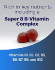 One A Day Men’s 50+ Gummies, Advanced Multivitamin For Men with Brain Support and Immunity Support, Vitamins For Men with Super 8 B Vitamin Complex, 110 Count