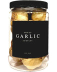 Sweet Garlic Whole Black Garlic Clove 141 oz 400 g Fermented for 3 Weeks Aged USA Grown Whole Garlic Cloves NonGMOs NonAdditives Ready to Eat Snack