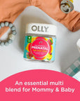 Olly The Essential Prenatal Gummy Multivitamin, 30 Day Supply ( Gummies), Sweet, Folic Acid, Vitamin D, Omega 3 DHA, Chewable Supplement, White Citrus, 60 Count (Pack of 1)